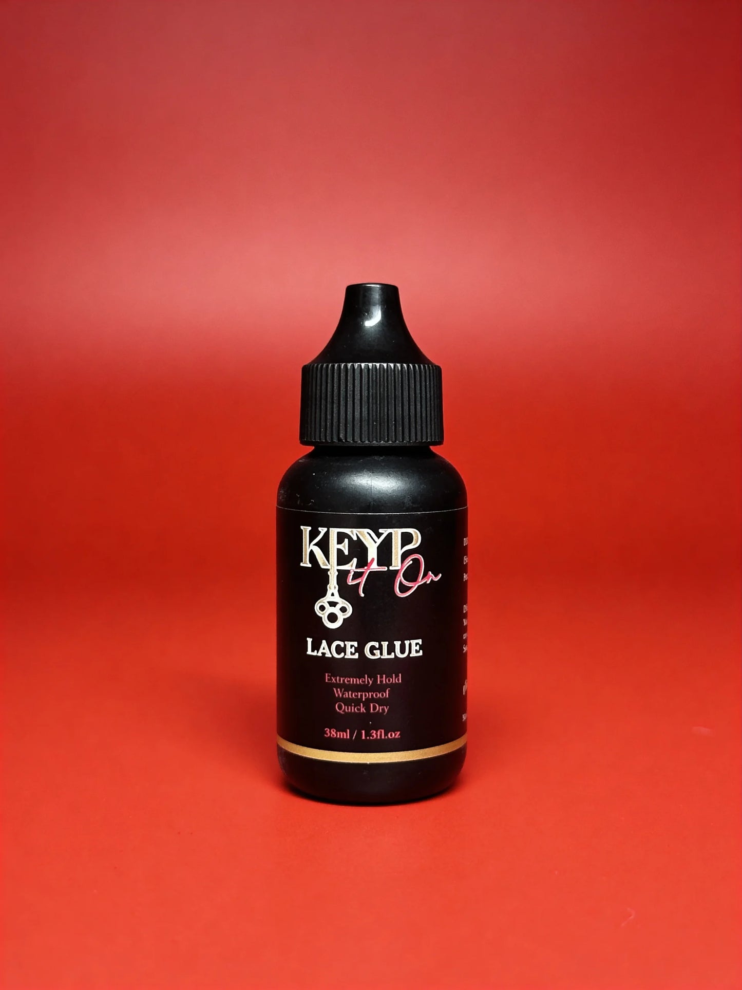 Keyp It On Lace Glue Adhesive (1.3 oz) - Strong Hold For Normal To Oily Skin